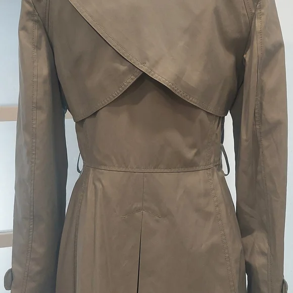 Laundry By Shelli Segal Double-Breasted Trench Coat - Taupe - Picture 9 of 15